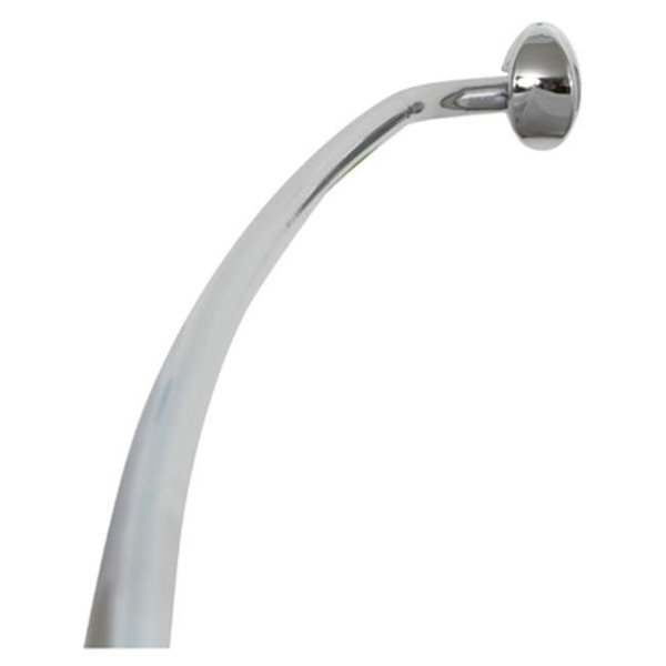 Zenith Zenith 35603SS06 Aluminum Single Curved Shower Rod 145129